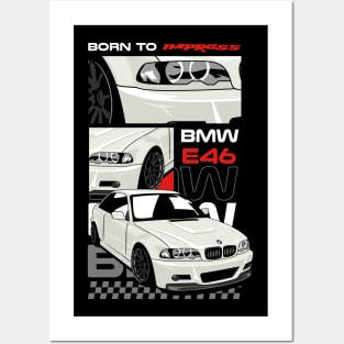 BMW E46 Lover Posters and Art